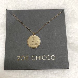 ZOE CHICCO 14k Rose Gold Mantra